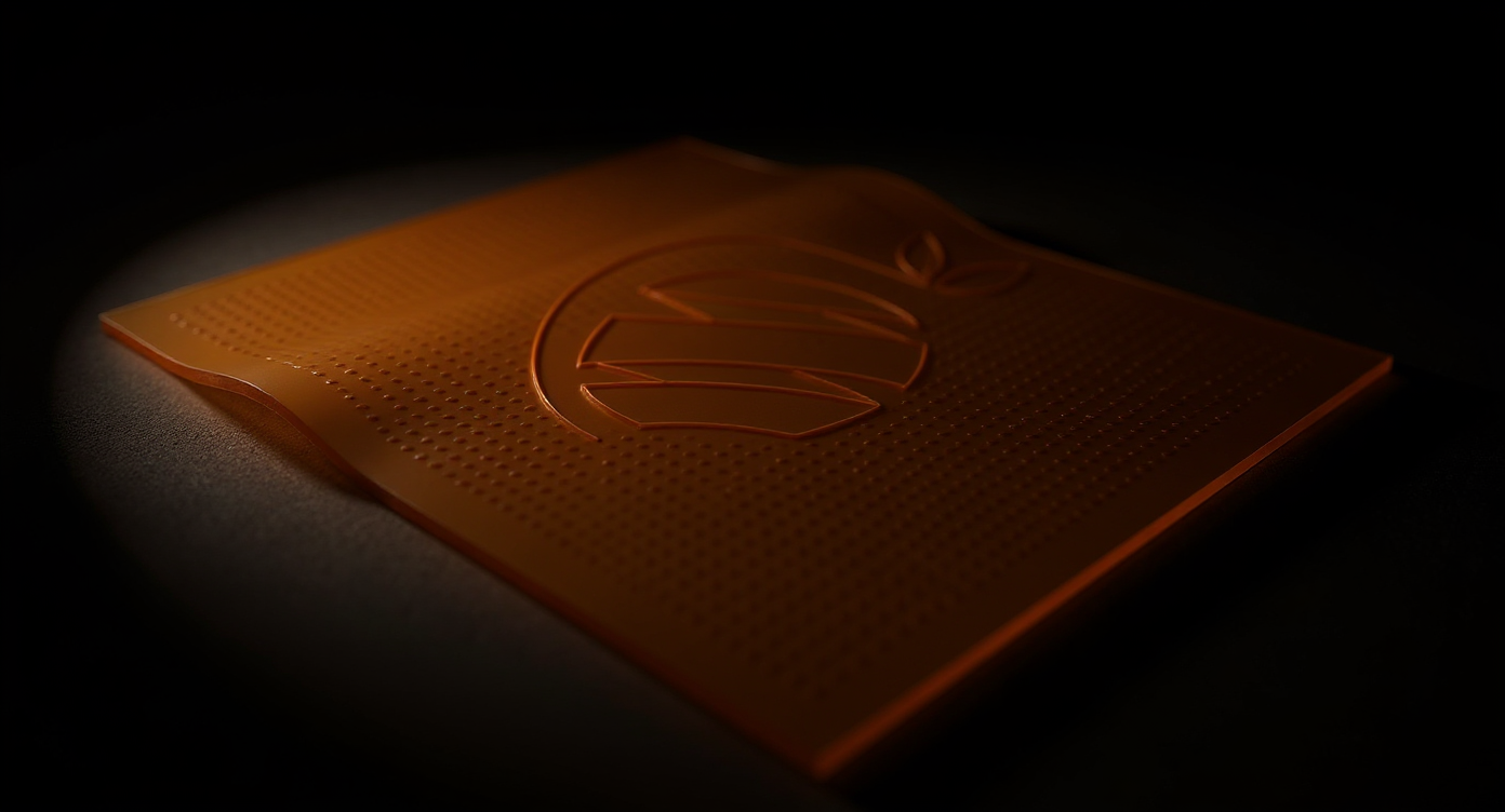 Plancha flexográfica en relieve para impresión de corrugado